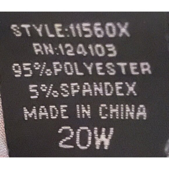 True Envy Womens Geo Print Dress Size 20W Multicolor Metal Collar Accent - Picture 9 of 10